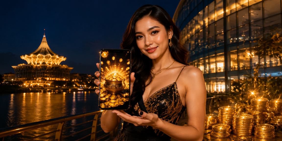 Pemain dari Kuching menggunakan aplikasi taruhan mudah alih 1juta dengan selesa